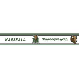   Marshall Thundering Herd Licensed Peel N Stick Border Toys & Games