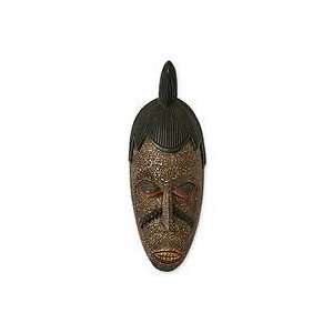  NOVICA Ghanaian wood mask, Blessings