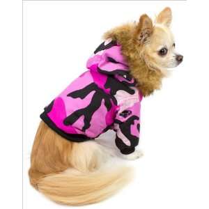  Eskimo Coat for Dogs   Pink Camo   XL (19 23 girth, 14 