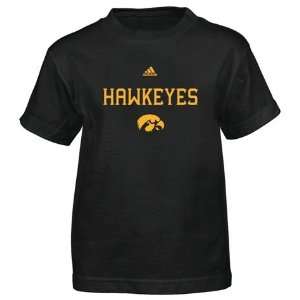  Iowa Hawkeyes Adidas Youth Sideline Practice T Shirt 