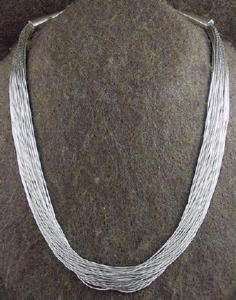 Liquid Sterling Silver 50 Strands 24 Necklace Jewelry  