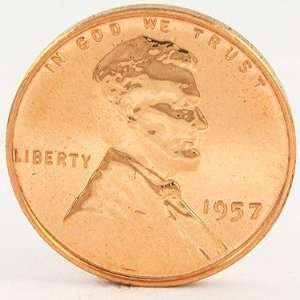  Blazing Red PROOF 1957 Lincoln Cent 