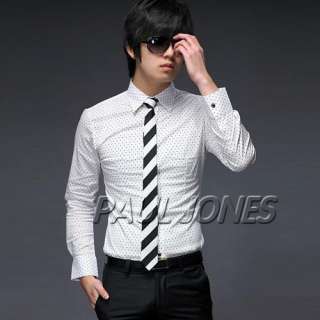 Business Mens Casual/Formal Slim Fit Luxury All Seasons dress shirts 