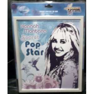    Hannah Montana Secret Pop Star Tin Sign 10 X 12 Toys & Games