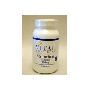  Vital Nutrients Strontium (Citrate)   90 Veg Caps Health 