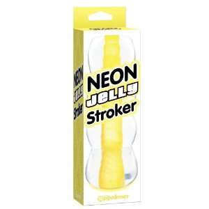  Pipedream Products Neon Jelly Strokers Yellow Pipedreams 