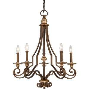   Chandelier with Shadeless Candle Lights, Heirloom