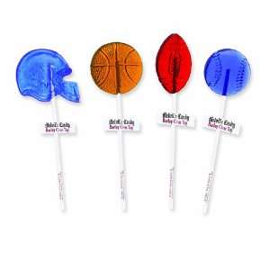 Melville Candy Lollipops, Sports Set, 1 Ounce Lollipops (Pack of 24 
