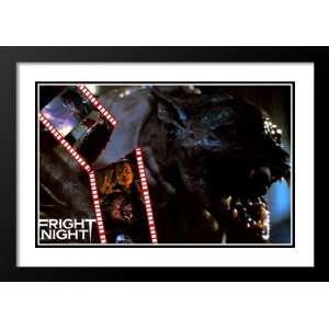 Fright Night 20x26 Framed and Double Matted Movie Poster   Style D 