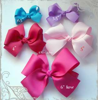 Large Chic *Fall Color* Back to School Hair Bows UPIC  