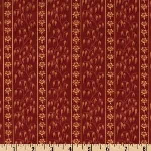   Grain Stripe Red Fabric By The Yard nancy_gere Arts, Crafts & Sewing