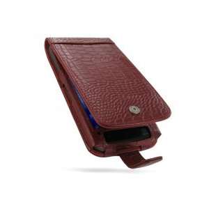  PDair Leather Case for Dell Streak 5 (Red/Crocodile 