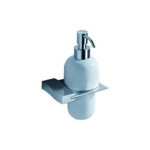  Fluid Ceramic Soap/Lotion Dispenser Wall Model, Complete 