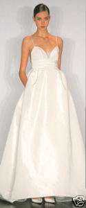 100% SILK Taffeta Wedding Dress reese Mdl# amsale  