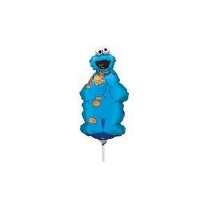  (Airfill Only) Sesame Stree Cookie Monster   Mylar Balloon 
