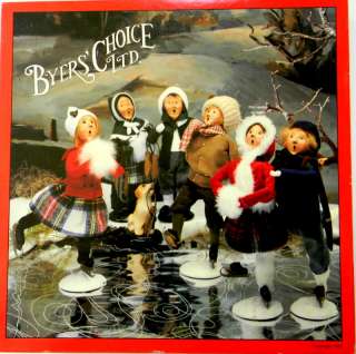 1995 BYERS CHOICE SKATING FIGURINES PUZZLE 500 PIECES  