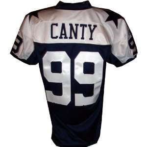  Chris Canty #99 Cowboys Game Issued Navy Jersey(Size 50 