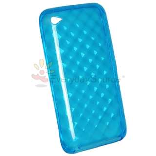 New 4 TPU Hard Gel Skin Cases for iPod Touch iTouch 4th 4G 4 Clear 