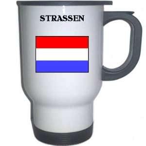  Luxembourg   STRASSEN White Stainless Steel Mug 