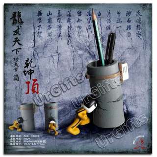 Bruce Lee Kung Fu Pen Holder Head Hit From Another Side  