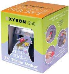 XYRON 250 CREATE A STICKER MACHINE w/CARTRIDGE NEW  