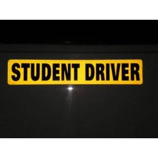 Student Driver Magnet REFLECTIVE Magnetic Vehicle Car Sign