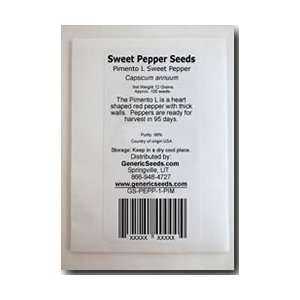 Pimento L Sweet Pepper Seeds   Capsicum Annuum   1 Grams   Approx 160 