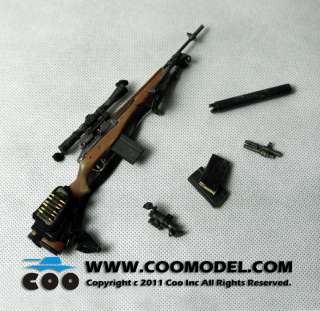 COOMOEL COO US M14 Sniper Rifle 1/6 New Ver. (Extra Gunstock & Metal 