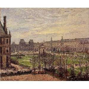   name The Carrousel Grey Weather, by Pissarro Camille