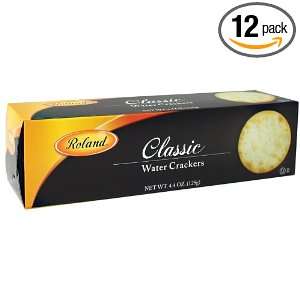 Roland Classic Crackers, 4.4 Ounce Boxes (Pack of 12)  