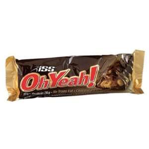 ISS Research   Oh Yeah High Protein Bar, Chocolate & Caramel (12 pack 