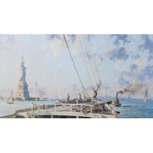  John Stobart   The Statue of Liberty, New York Harbor in 