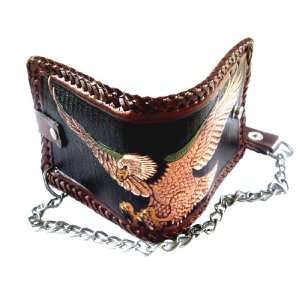   Mens Bifold Chain Wallet from Thailand / Brown 
