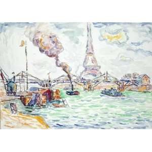   oil paintings   Paul Signac   24 x 16 inches   Passy