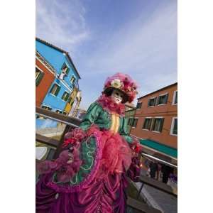   Carnival Festival, Burano Island, Venice, Italy by Jim Zuckerman