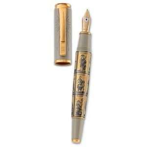  Pelikan Calculation Of Times Limited Edition Gold Fountain 