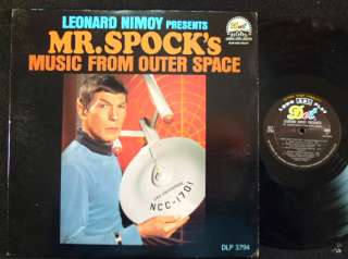 STAR TREK Leonard Nimoy MR.SPOCK MUSIC FROM OUTER SPACE  