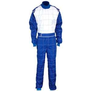   Gear 10003622 Blue/White XX Large Level 1 Karting Suit Automotive