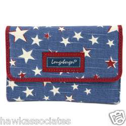 LG Longaberger American Starburst Purse Change Wallet  