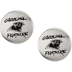  Stainless Steel Carolina Panthers Logo Stud earrings 