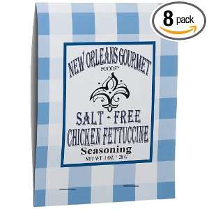 New Orleans Gourmet Foods Salt Free Chicken Fettuccine Seasoning, 1 