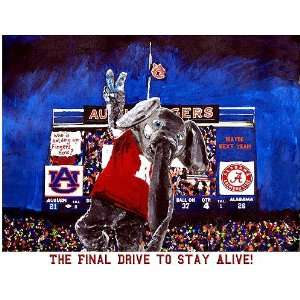    Alabama Painting   Final Drive to Stay Alive