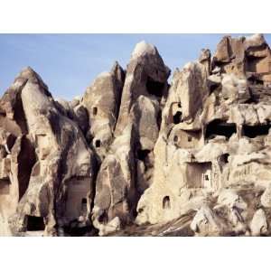 Cliff Dwellings, Uchisar Castle, Uchisar, Goreme, Cappadocia, Turkey 