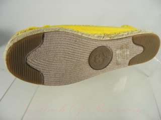 Lucky Brand Safia Canvas Espadrille Flat Shoe Yellow  