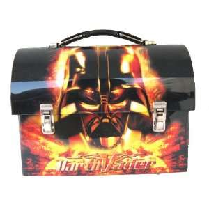 Star Wars Darth Vader Dome Metal Tin Lunch Box Office 