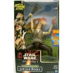  B10 STAR WARS 12 ELECTRONIC JAR JAR BINKS MIB Everything 