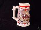 budweiser 2001 holiday at the capital series stein expedited shipping