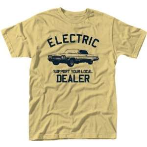 Electric Dealer Mens Short Sleeve Casual Wear T Shirt/Tee   Dust 