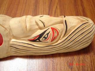 CHIEF,RAVEN,GRIZZLY BEAR,FISH Authentic Northwest Coast Hand Carved 