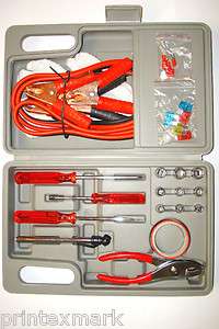 Roadside Emergency Kit 31 Pcs For Cars/Trucks Booster Cable,Gloves 